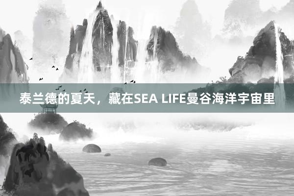 泰兰德的夏天，藏在SEA LIFE曼谷海洋宇宙里